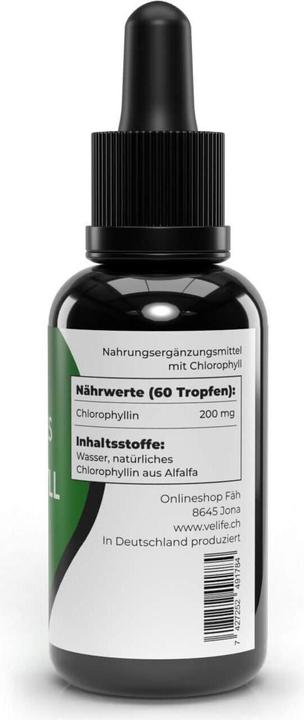 Image du produit VeLife Chlorophyll Tropfen (1 pièce(s), Gouttes, 128 g)