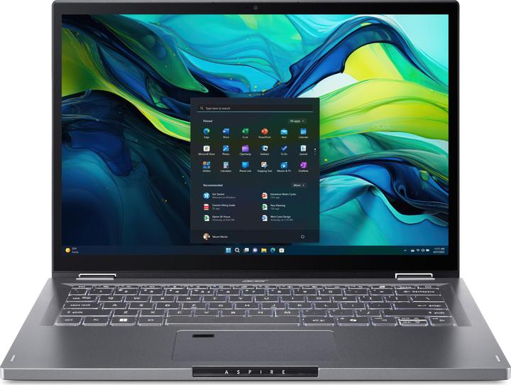 Acer Aspire Spin 14 (14", Intel Core 7 150U, 16 GB, 1000 GB, CH)