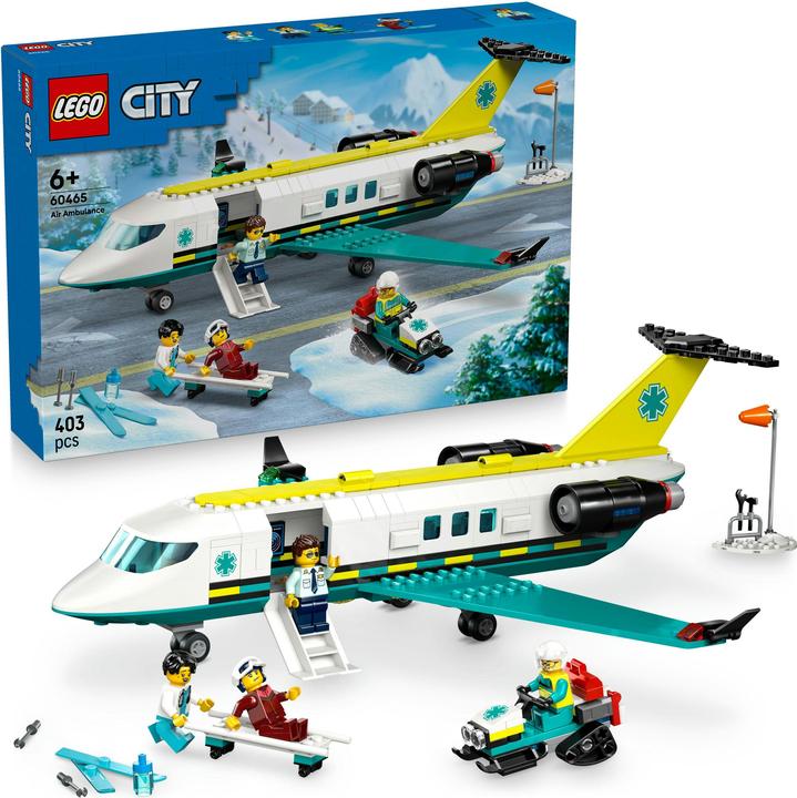Produktbild LEGO Notfallrettungsflugzeug (60465, LEGO City)