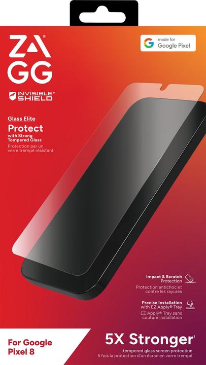 Productafbeelding Zagg Invisibleshield Glass Elite Am (1 Stuk, Google Pixel 8)