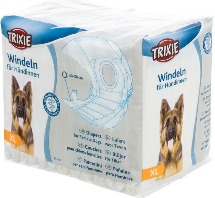 Actual product image Trixie Diapers for bitches XL 12pcs (Dog)