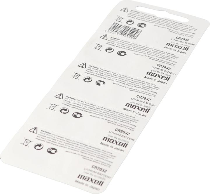 Actual product image Maxell Electronics CR2032 (5 pcs., CR2032, 220 mAh)