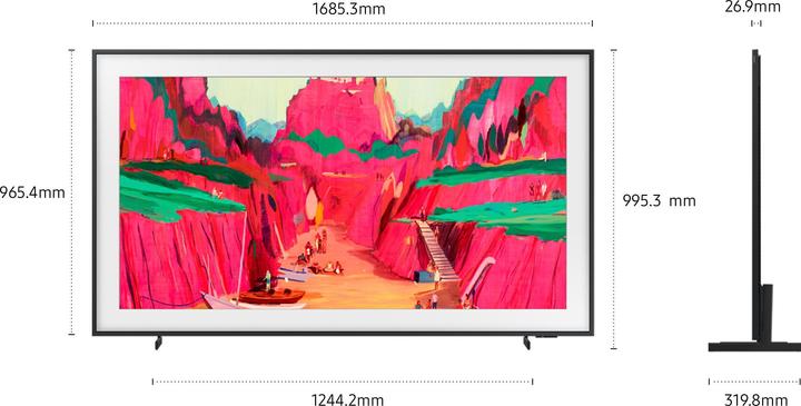 Immagine prodotto Samsung QE75LS03FW (75", Il telaio Pro, LED, NeoQLED, 4K, 2025)