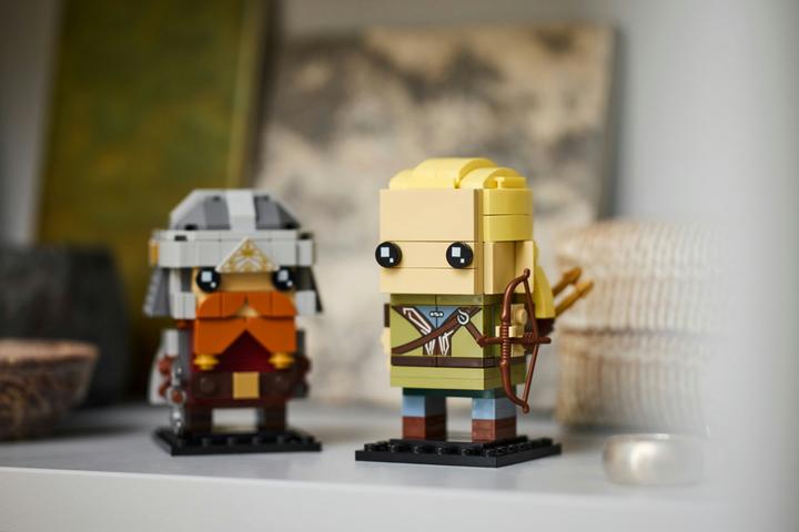 Image du produit LEGO Seigneur des Anneaux Legolas et Gimli (40751, LEGO Brickheadz)