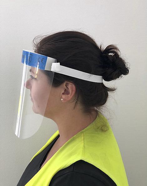 Immagine prodotto Seco Visiera protettiva (conf. da 10 o 100 pz.), visiera in plexiglas con imbottitura