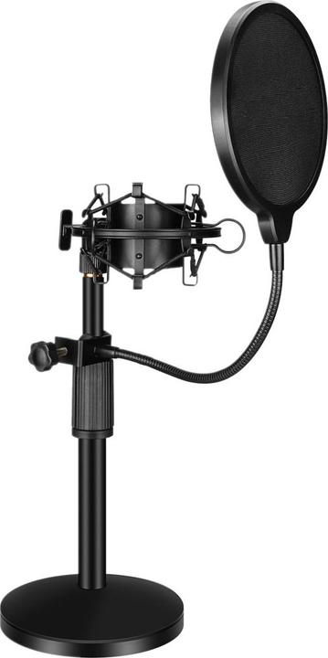 Image du produit Mozo Mozos Zestaw mikrofonowy : statyw biurkowy, pop filtr, kosz antywibracyjny MKIT-STAND