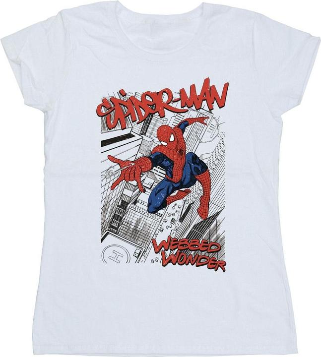 Produktbild SpiderMan Sketch City TShirt (M)