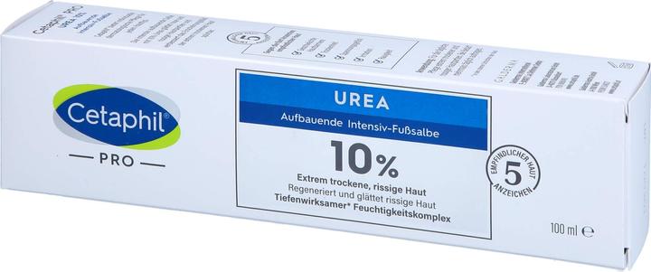 Produktbild Cetaphil Pro Urea 10% aufbauende Intensiv-Fusssalbe, 100 g Salbe (Fussdeodorant & -puder)