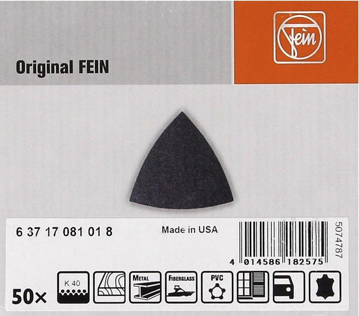 Produktbild Fein Deltaschleifpapier (40)