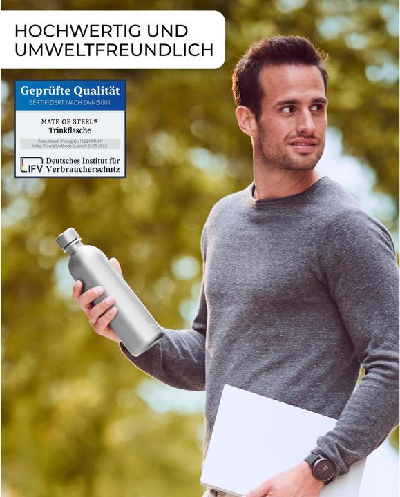 Produktbild SodaBär Mate of Steel Isolierflasche Dory für SodaStream