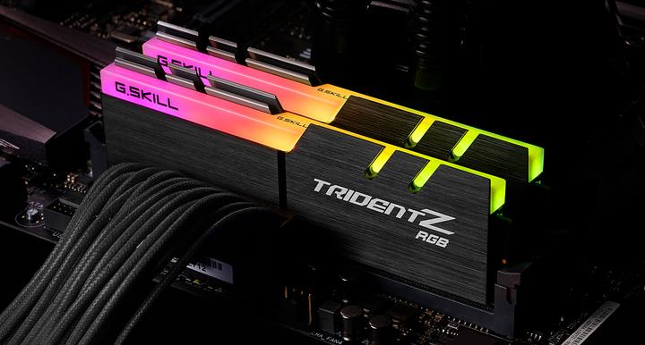Actual product image G.Skill Trident Z RGB (2 x 32GB, 3200 MHz, DDR4-RAM, DIMM)