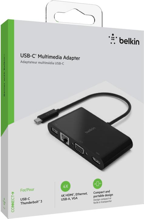 Image du produit Belkin AVC005btBK (USB-C, 1 Ports)