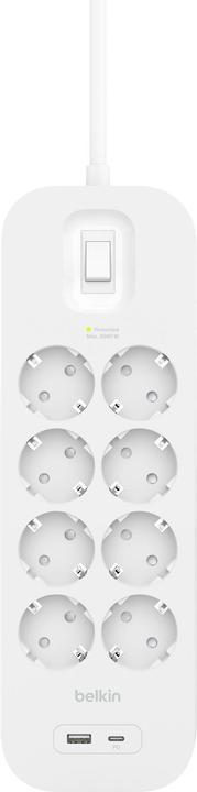 Image du produit Belkin SRB003vf2M-V2 (8 x, USB-A, CEE 7/3, USB-C, 2 m)