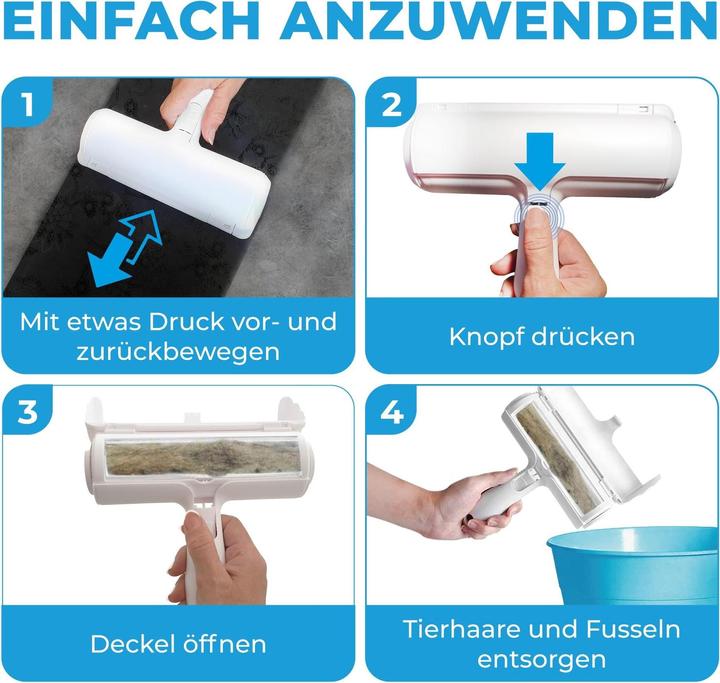 Actual product image Quick Aid Lint roller and pet hair remover