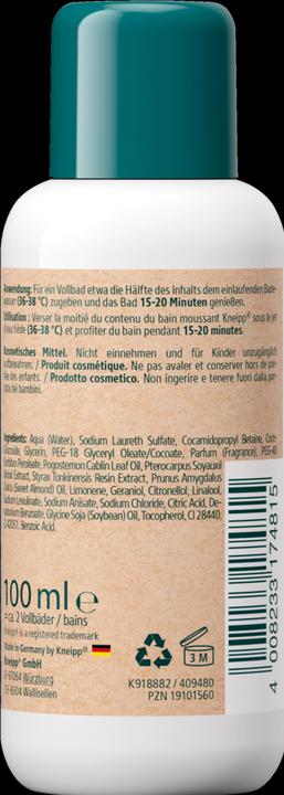 Actual product image Kneipp Aroma care foam bath deep relaxation MINI (100 ml, Bubble bath)