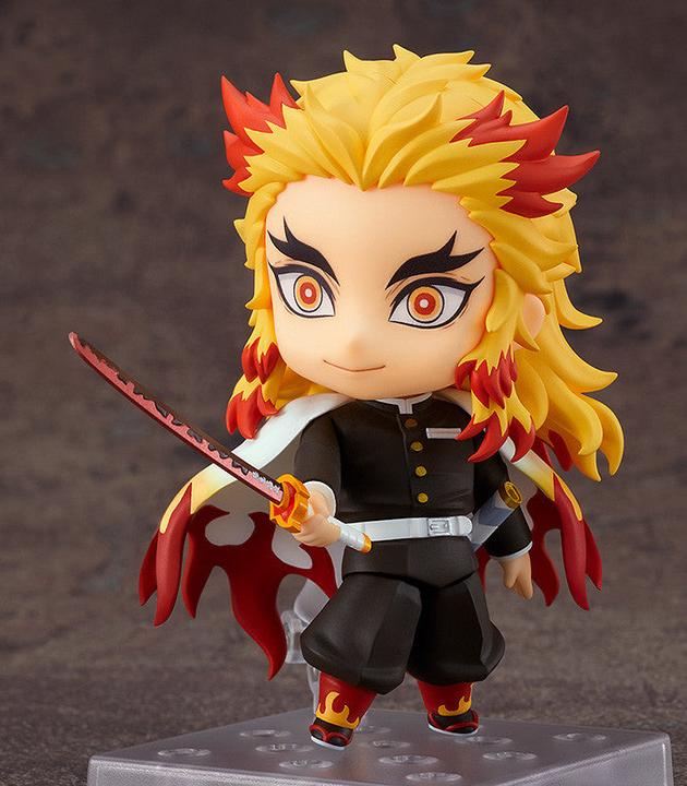 Actual product image Good Smile Company Demon Slayer Nendoroid Kimetsu no Yaiba : Kyojuro Rengoku