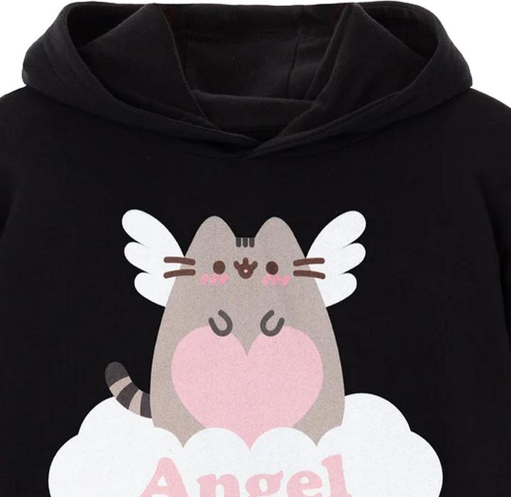 Actual product image Pusheen Womens/Ladies Angel Wings Hoodie (3XL)