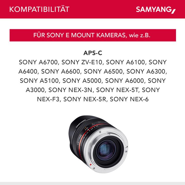Image du produit Samyang 8mm f/2.8 II, Sony E (Sony E, APS-C / DX)