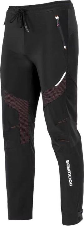Actual product image Rockbros Patrol Cycling Windproof Sports Pants Size L - Black (L)