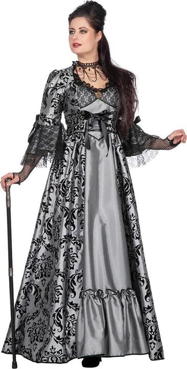 Produktbild Wilbers Damen Luxuskleid Marquise, grau/schwarz (48)