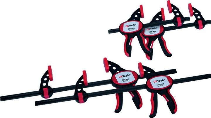 Actual product image OK-Line Einhandzwinge Set à 4 Stück (450 mm)