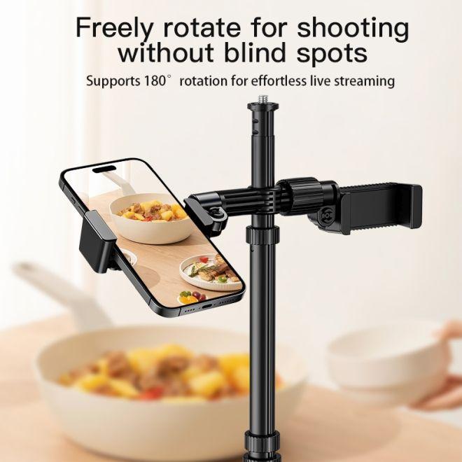 Image du produit Old Shark Pliable 14 pouces LED éclairage vidéo Photo Selfie Light Kit avec Tripode (Lumière vidéo)