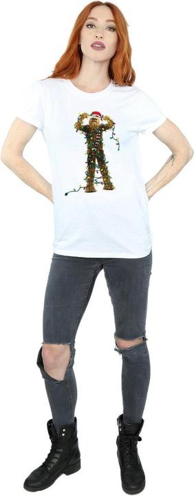 Produktbild Star Wars Chewbacca Christmas Lights TShirt (S)