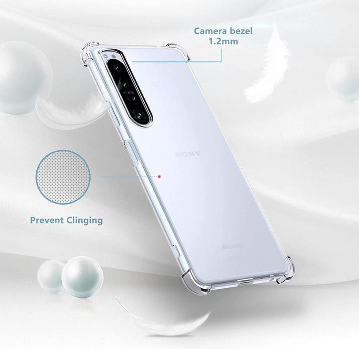 Actual product image Screenguard Crystal Soft Airbag Bumper (Sony Xperia 1 IV)