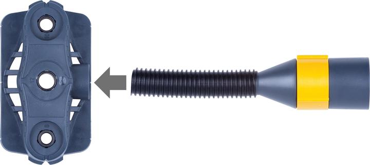Image du produit wolfcraft Adaptateur pour connecter un aspirateur (pour enlever les copeaux, la poussière)