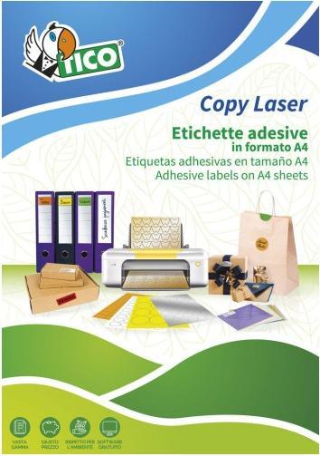 Actual product image Tico Fluorescent Labels Orange 70x36mm 70