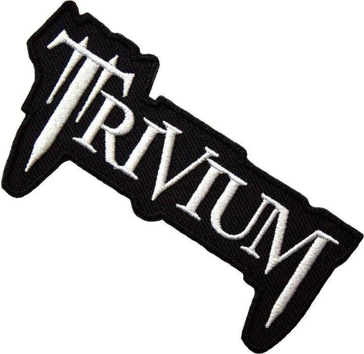Produktbild Trivium Logo Aufnäher zum Aufbügeln Classic gewebter Stoff