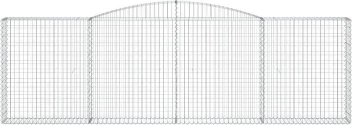 Immagine prodotto VidaXL Gabionen mit Hochbogen 9 Stk. 400x30x120/140cm Verzinktes Eisen
