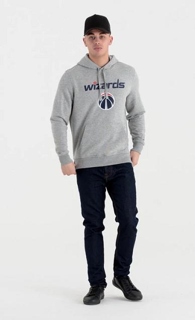 Actual product image New Era hooded sweatshirt washington wizards nba (XL)