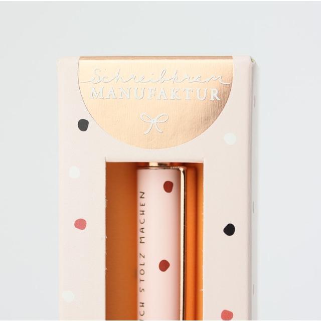 Immagine prodotto Biro premium - Nota per me - di Schreibkram Manufaktur (Oro rosa, 1 x)