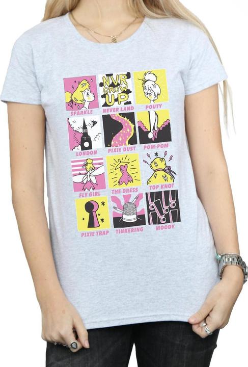 Image du produit Disney - T-shirt TINKERBELL SQUARES - Femme (XXL)