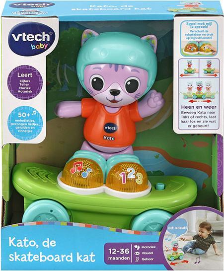 Image du produit VTech Animal Friends Kato, le chat skateur (Néerlandais)