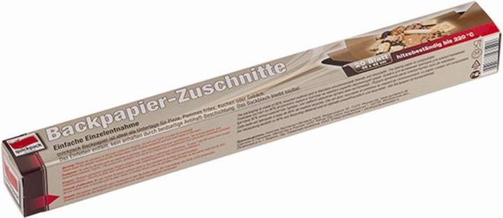 Immagine prodotto Quickpack Ritagli di carta da forno 20 fogli 42 x 38 cm (42 x 38 cm)