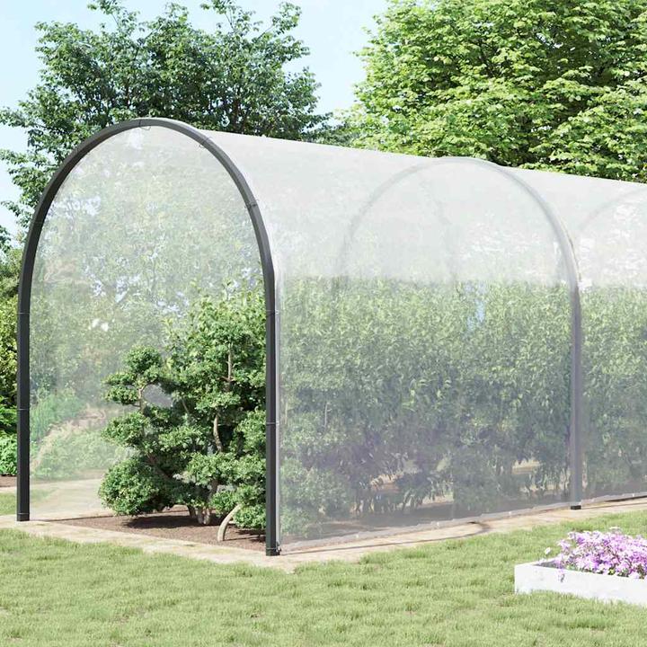 Image du produit VidaXL Bâche transparente avec oeillets 10x10 m polyéthylène bâche transparente (10 x 10 m)