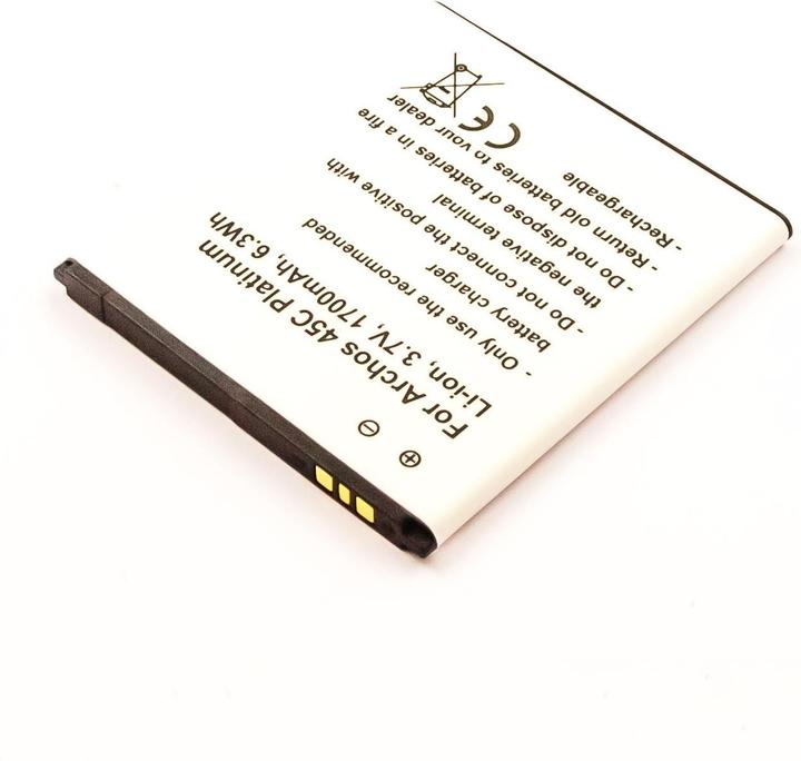 Actual product image AGI Battery compatible with Archos 45C Platinum - Battery - 1,700 mAh