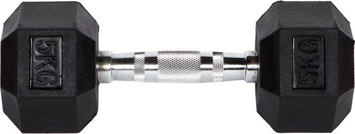Actual product image Fitcom Hex Dumbbell 5 kg (1 x 5 kg)