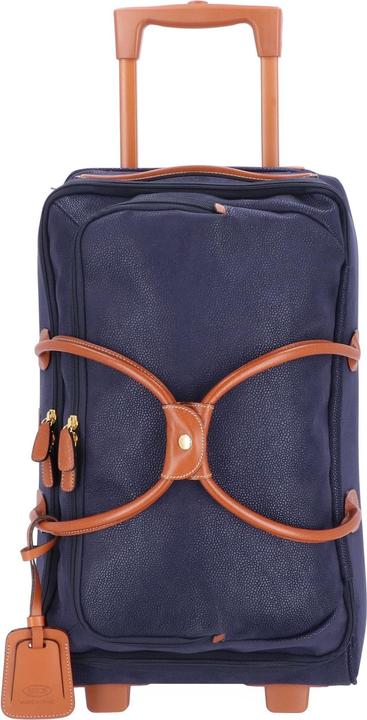 Actual product image Brics Travel Bag with Wheels "Life" 55cm (Blue) (40 l, Hand luggage (up to 50 litres))