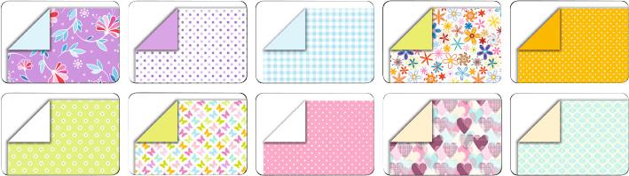 Actual product image Folia Leaflets Springtime (80 g/m², 50 x)