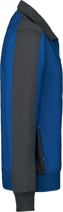 Produktbild Hakro Sweatjacke Contrast Perf royalblau/anthrazit Gr.5XL (5XL)