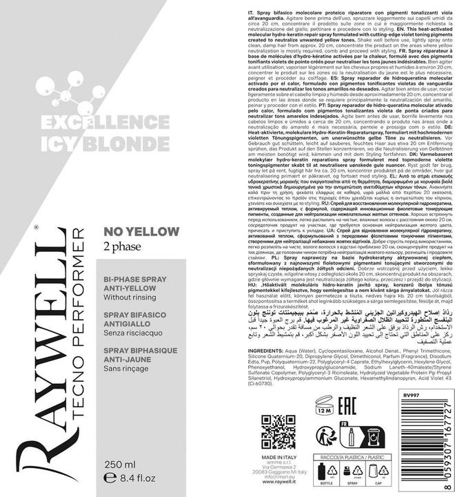 Produktbild Raywell Excellence Icy Blonde Anti-Yellow 2 Phases Spray (250 ml)