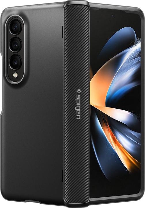 Actual product image Spigen SLIM ARMOR PRO GALAXY WITH FOLD 4 Black (Samsung Galaxy Z Fold4)
