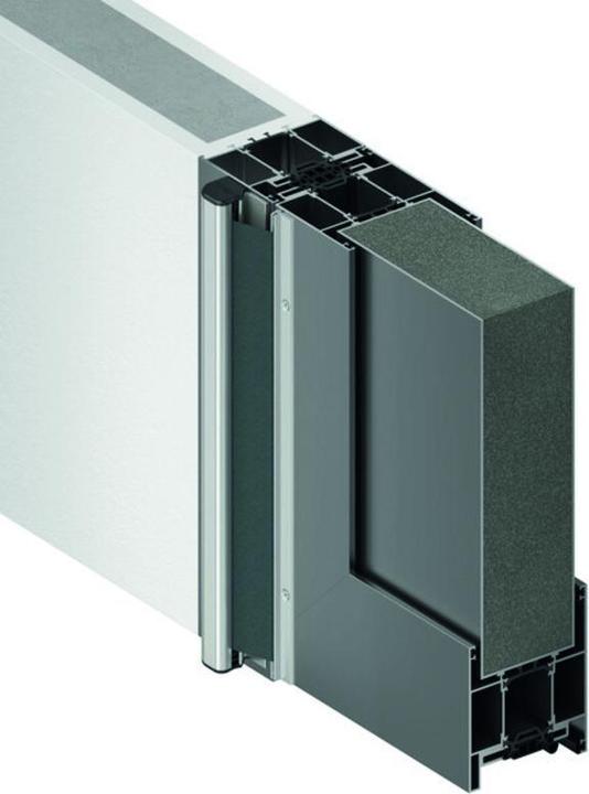 Actual product image Athmer Finger protection roller blind NR-26 w-proof Length 1925 mm External application aluminium silver