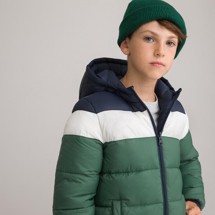 Image du produit La Redoute Collections Chaude veste matelassée réversible avec capuche (134)