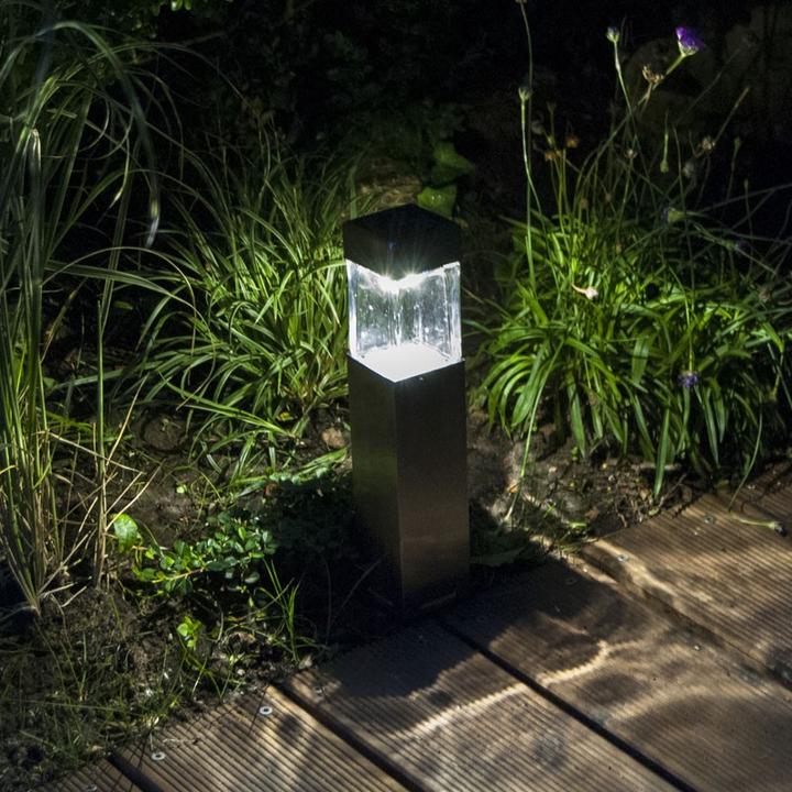 Immagine prodotto EZ Solar Luci solari in acciaio inox - 4 pezzi (8 lm, IP44)