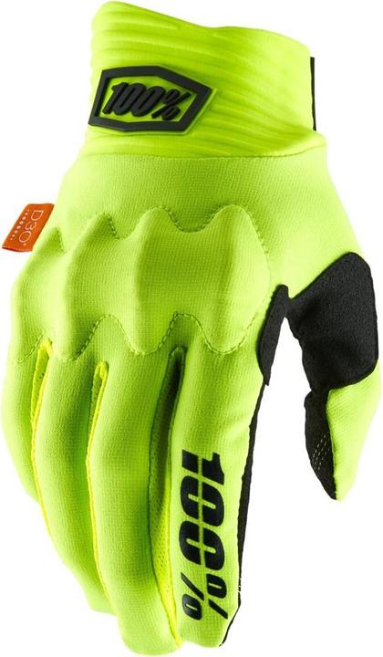 Immagine prodotto 100% 100 Percent Guanto Cognito Uomo Giallo Fluo/Nero Lg Guanto per occasioni speciali, Amarillo (L)