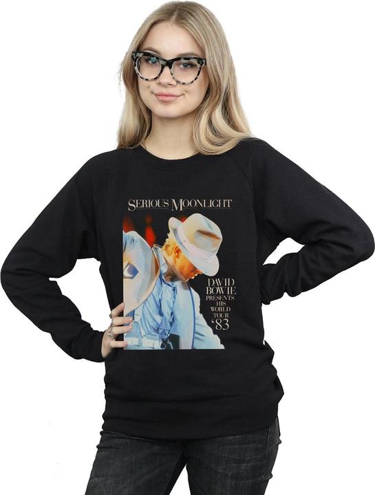 Produktbild David Bowie Serious Moonlight Sweatshirt (L)